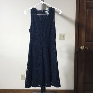 H&M Navy lace dress size XS